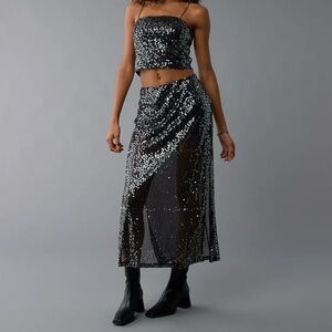 NWT American Eagle Sequin Skirt size XS
